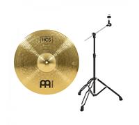 Meinl HCS 18 Crash Cymbal & Gear4music Boom Arm Stand Black