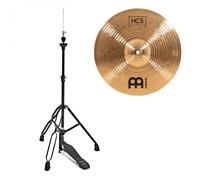 Meinl HCS Bronze 13" Hi-Hats & Gear4music Stand Black