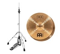 Meinl HCS Bronze 15" Hi Hat Cymbals & Premier Artist Hi-Hat Stand