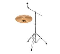 Meinl HCS Bronze 16" Crash Set - Modelo: HCSB16C - B8 Bronce - Acabado: Tradicional - Característica: Explosive/Clear - Incluye soporte para platillos