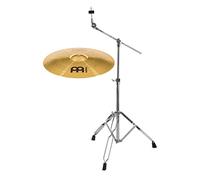 Meinl HCS Crash-Ride MS63 - Set de platos cuadrados (aleación de 20", acabado regular, incluye soporte para platillos)