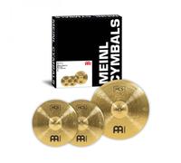 Meinl Cymbals HCS Basic Cymbal Set Pack - Juego de Platillos de Batería con Plato 14 pulgadas Hihats y 18 Crash-Ride - Latón, Acabado Tradicional (HCS1418)