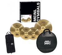 Meinl HCS Cymbal Set Plus Cymbal & Compact Stick Bag Bundle