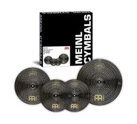 Meinl Cymbals HCS Dark Box - Juego de platillos para batería | Hihats de 35,6 cm, choque de 40,6 cm, paseo de 50,8 cm, salpicaduras de 25,4 cm, aleación de latón duradera, acabado oscuro