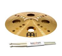 Meinl HCS16TRS Trash Crash - Platillo (16 pulgadas, con baquetas keepdrum)