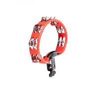 Meinl Headliner Mountable ABS Tambourine Dual Row Steel Jingles Red