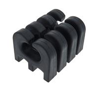 Meinl Percussion MCR-BK - Elevadores de conga, 4 piezas, color negro