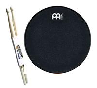 Meinl MMP12BK Marshmallow - Pad de práctica (12 pulgadas, incluye baquetas keepdrum), color negro