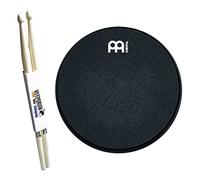 Meinl MMP6BK Marshmallow - Pad de práctica (15,2 cm, incluye baquetas keepdrum), color negro