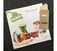 MEINL NINO Paintbook - Juego de almohadillas de colores y lápices