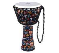 MEINL Percussion Travel Series Djembé -Parche de fibra Acabado Day of the Dead 10", PADJ7-M-F