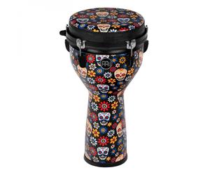 Meinl Percussion 10" Jumbo Series Djembe Day Of The Dead Designer