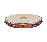 Meinl Percussion 12"""" Pandeiro with Traditional Frame and Chrome Plated Steel Jingles-NOT Made in China-Tunable Goat Skin Head 2-Year Warra