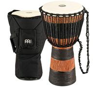 Meinl Percussion ADJ3-M+BAG Earth Rhythm Series - Djembé, 25.4 cm, tamaño medio, incluye bolsa, color marrón oscuro