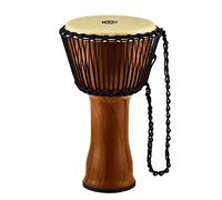 MEINL Percussion African Djembe Medium - Travel Series 25.40cm, 10" - Twisted Amber - Parche Sintético, PADJ3-M-Y
