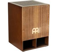 Meinl Percussion - Cajon flamenco, Madera de nogal | No fabricado en China, tamaño jumbo, puertos de sonido frontales, placa frontal de nogal, patas de silicona