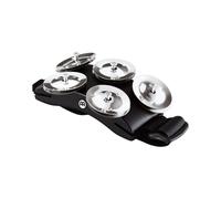 Meinl Percussion Cajon Foot Tambourine Black