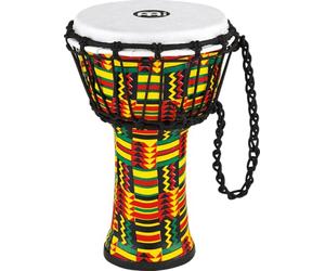Meinl Percussion Djembe Junior con carcasa sintética y cabeza, acabado Simbra - NO HECHO EN CHINA - Tamaño compacto de 7 pulgadas, cuerda ajustada, garantía de 2 años (JRD-SI)