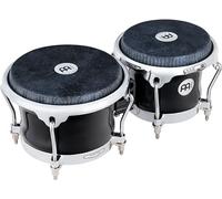 MEINL Percussion Fibercraft - Set de bongos (macho de 7", embrague de 81/2"), color negro