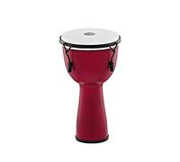 Meinl Percussion FMDJ7-L-F - Djembé (grande, fibra de vidrio) color rojo (12")