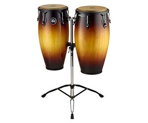 Meinl Percussion HC812NT - Set de congas de madera con parche natural (11 " y 12 "), Multicolor (Vintage sunburst)
