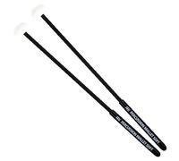 Meinl Percussion Mallet - Batidor suave para instrumentos de percusión, longitud 31 cm, diámetro 2,5 cm, plástico, negro (MPMS)