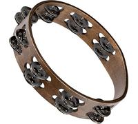MEINL PERCUSSION - TA2WB - Tambourine br. walnut 2r cymb nickel