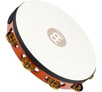 Meinl Percussion TAH1B-AB - Panderetas de madera con puntas de latón de 25,4 cm (10 pulgadas), 1 row