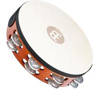 Meinl Percussion TAH2A-AB - Pandereta de aluminio y madera, piel de cabra, Doble fila