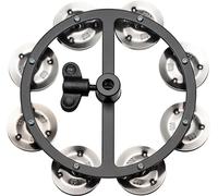 Meinl PercussionHTHH1BK - HiHat Pandereta abrazaderas de acero, de una hilera