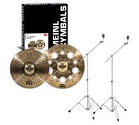 Meinl Pure Alloy Custom Crash Cymbal Set & Gibraltar Rock Boom Stands