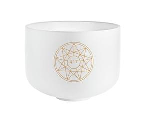 Meinl Sonic Energy - Cuenco de cristal de 25,4 cm G#4 Note Solfeggio de cuarzo de alta pureza, para meditación, ASMR, terapia de sonido, yoga