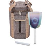 Meinl Sonic Energy Essence - Cuenco de cristal de cuarzo de alta pureza de 5.5 pulgadas con varilla resonante, bolsa, junta tórica, para meditación, yoga, baños de sonido, curación de chakras