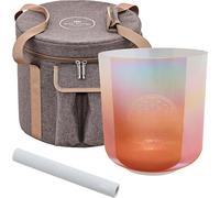Meinl Sonic Energy Essence - Cuenco de cristal de cuarzo de alta pureza de 9 pulgadas con varilla resonante, bolsa, junta tórica, para meditación, yoga, baños de sonido, curación de chakras
