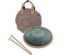 Meinl Sonic Energy Octava - Tambor de lengua de acero de percusión de 16 pulgadas, 9 notas con mazos, bolsa, para regalo de músico, meditación, yoga, baños de sonido