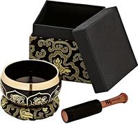 Meinl Sonic Energy Singing Bowl, ORNAMENTAL SERIES, 10.5 cm/4.13", 400 g/14.11 oz, SB-OR-400-BK