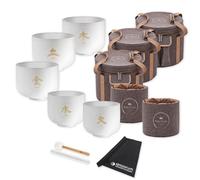 Meinl Sonic Energy TCMCSBSET5 - Juego de cuencos de cuarzo (5 elementos, con gamuza Keepdrum)