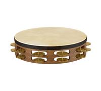 Meinl Vintage Goat Skin 2 Row Tambourine Walnut Brown