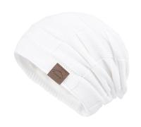 Meioro Invierno Calor Suave Multifuncional Gorros, Transpirable Elástico Lana Algodón Beanies, Punto Redondo Forro Polar Gorras, Deportes Al Aire Libre Running Ciclismo Caps（Blanco Puro）