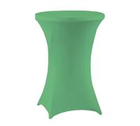 Meioro Manteles Estirables Mantel Estirable Spandex, Table Cover Redondo 60cm Lavable, Cubremesa para Mesa Extensible Resistente a Las Arrugas Adecuado para Eventos Bodas Fiestas (Verde,60Dx110A cm)