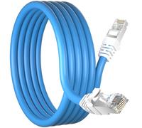 MEIPEK Cat7 Cable Ethernet 10m, SFTP Triple Blindaje RJ45 Cable de Red 10 Metros, 10Gbps 600MHz Alta Velocidad Cable Internet, 24AWG Gigabit Banda Ancha Cable LAN para Módem Rúter Switch