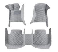 MEIQIANG Alfombrillas Coche para Mercedes Benz EQE X294 2023-2024, Cuero Todo Incluido Impermeable Antideslizantestipo ProteccióN Interiores Accesorios,Grey