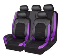 MEIQIANG Fundas Asientos Coche para Kia EV3 2024 2025 2026, Antideslizante Transpirable Impermeables Asientos Juego Protectora Interior Accesorios,Purple