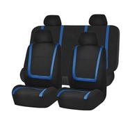 MEIQIANG Fundas Asientos Coche para Opel Combo/Commodore C/Corsa/Crossland X/Frontera 2000-2023 2024, Juegos de Cubreasientos Cómodo Impermeables Respirable Interior Accesorios,Blue