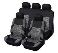 MEIQIANG Fundas Asientos Coche para VW Touran 1.Gen (1T) 2006-2010 2011 2012 2013 2014 2015 5-Seats, Juegos de Cubreasientos Cómodo Impermeables Respirable Interior Accesorios,Grey