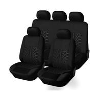 MEIQIANG Fundas Asientos Coche para VW Touran 1.Gen (1T) 2006-2010 2011 2012 2013 2014 2015 5-Seats, Juegos de Cubreasientos Cómodo Impermeables Respirable Interior Accesorios,Black