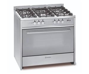 Meireles G 910 X Cocina a Gas Butano 5 Zonas + Horno Acero Inoxidable