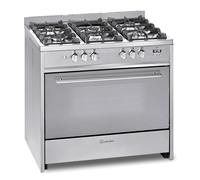 Meireles G 910 X cocina Cocina familiar tipo industrial Gas Encimera de gas Acero inoxidable