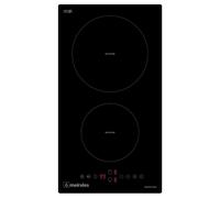 Meireles MI 1302 - Placa Modular de Inducción 30 Cm 2 Zonas Touch Control Booster Negra