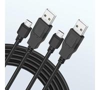 MEIRIYFA - Cable de carga para mando PS4, micro USB, alta velocidad, sincronización de datos, para PS4, PS4, Slim/Pro, PS Vita, Xbox One/One S, 1,5 m